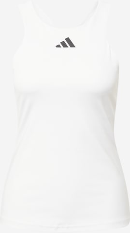 balta ADIDAS PERFORMANCE Sportiniai marškinėliai be rankovių: priekis