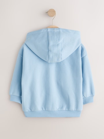 Next - Sudadera con cremallera en azul