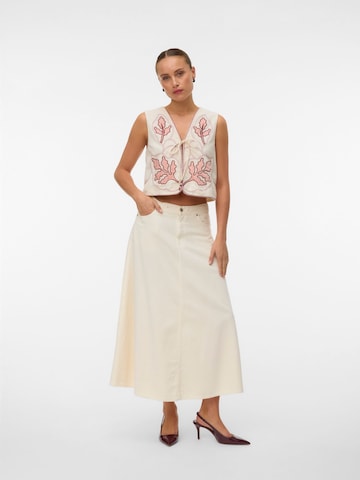 VERO MODA Weste 'VMJamila' in Beige