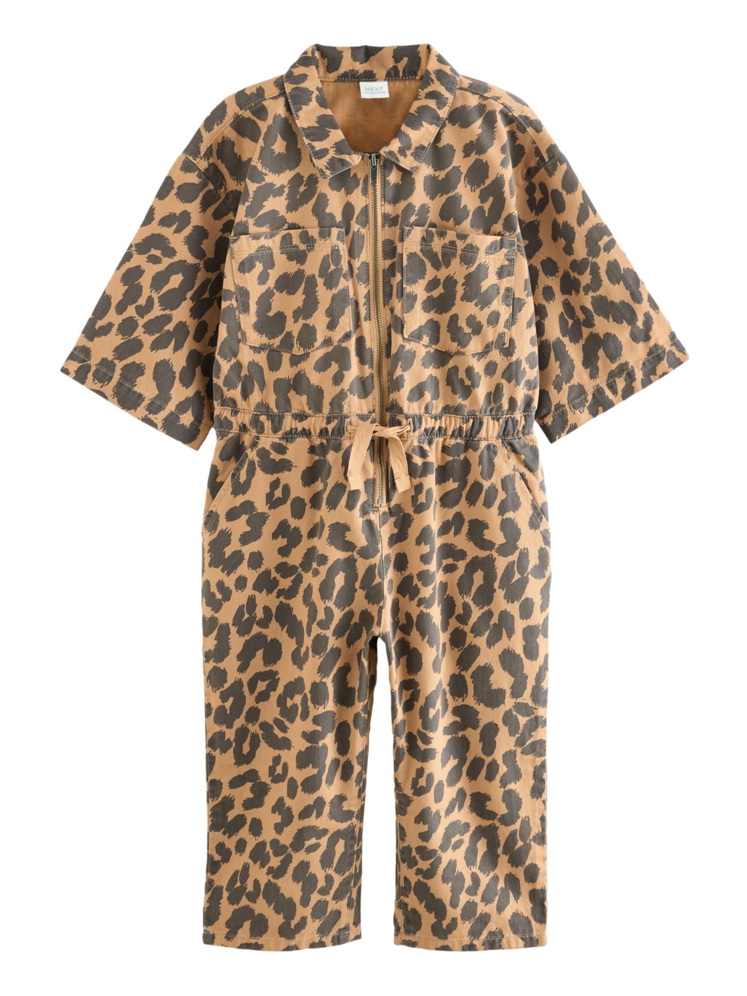 Next Комбинезон в Коричневый: спереди