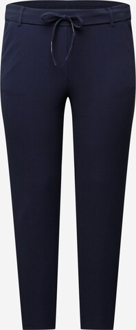 ONLY Carmakoma Slimfit Kalhoty – modrá: přední strana
