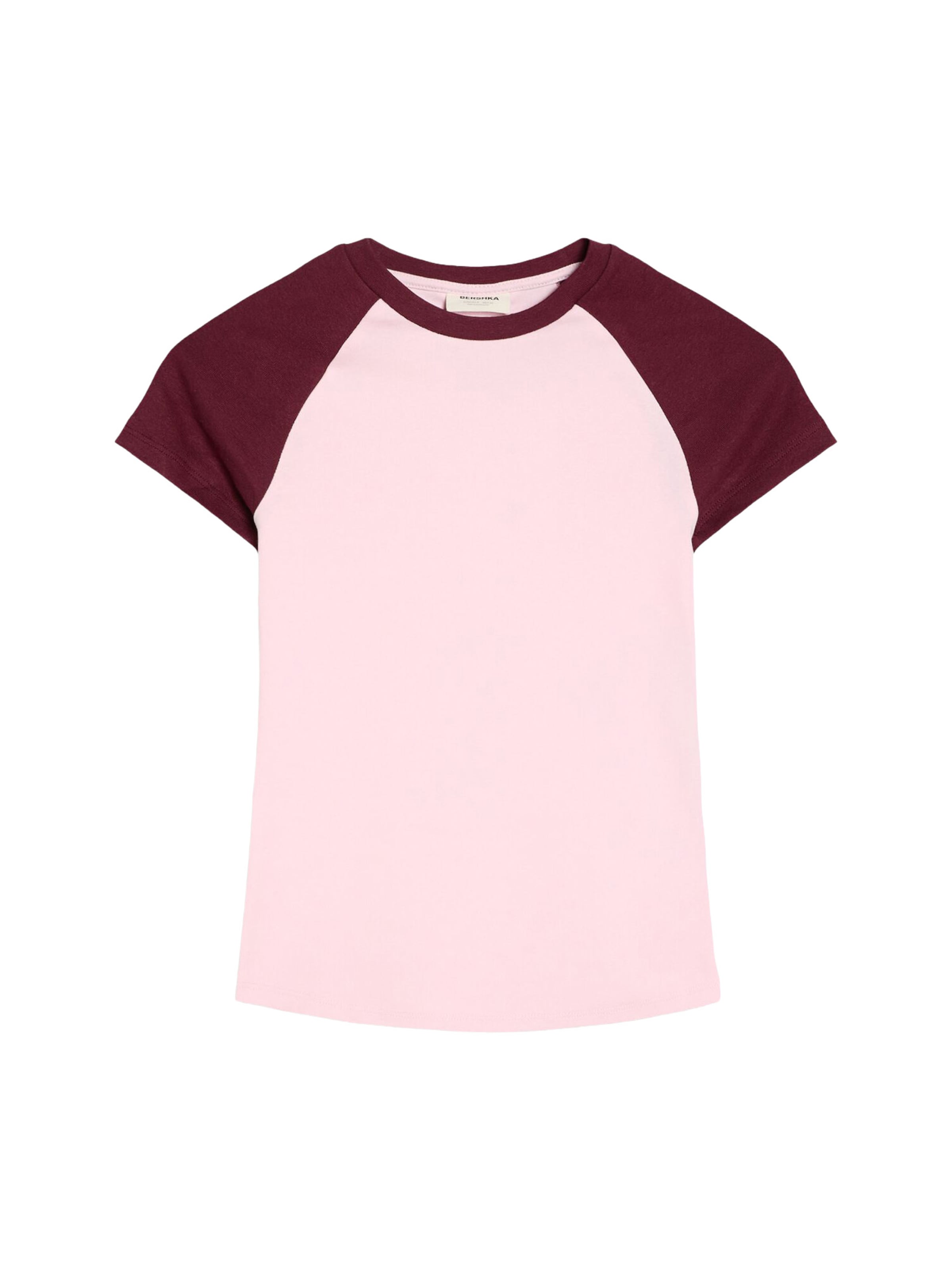 Bershka T-shirt i rosa: framsida