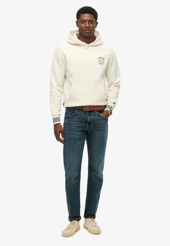 Sweat-shirt 'Athletic Club' Superdry en blanc