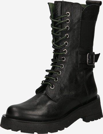 FELMINI Lace-Up Ankle Boots 'Nadir' in Black: front
