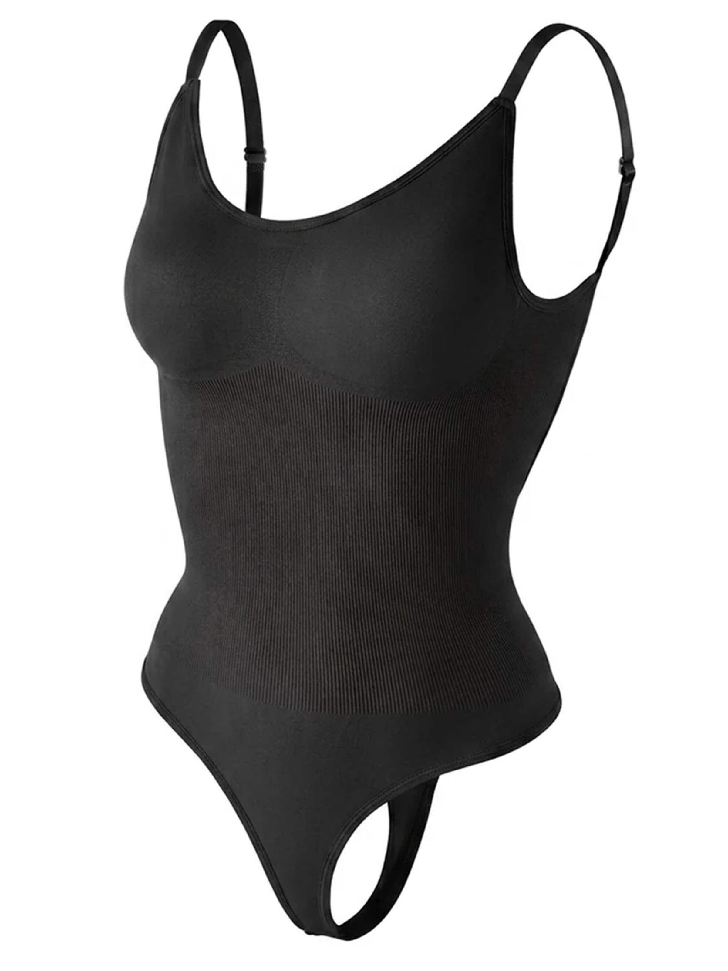 Body modelant 'Corrigerende body met Lage Rug en String' Shapetape en noir