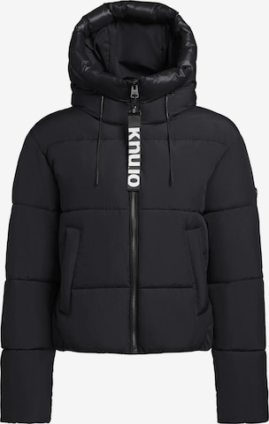 Veste d’hiver 'ELIDA' khujo en noir : devant