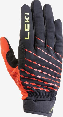 LEKI Athletic Gloves 'Ultra Trail Breeze' in Black: front