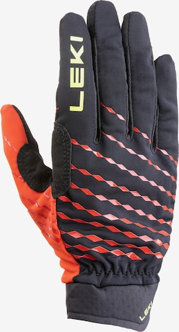 LEKI Athletic Gloves 'Ultra Trail Breeze' in Black: front