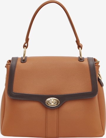 Usha Handbag in Brown: front