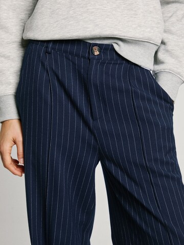 Pepe Jeans Regular Pleat-front trousers 'Daria' in Blue