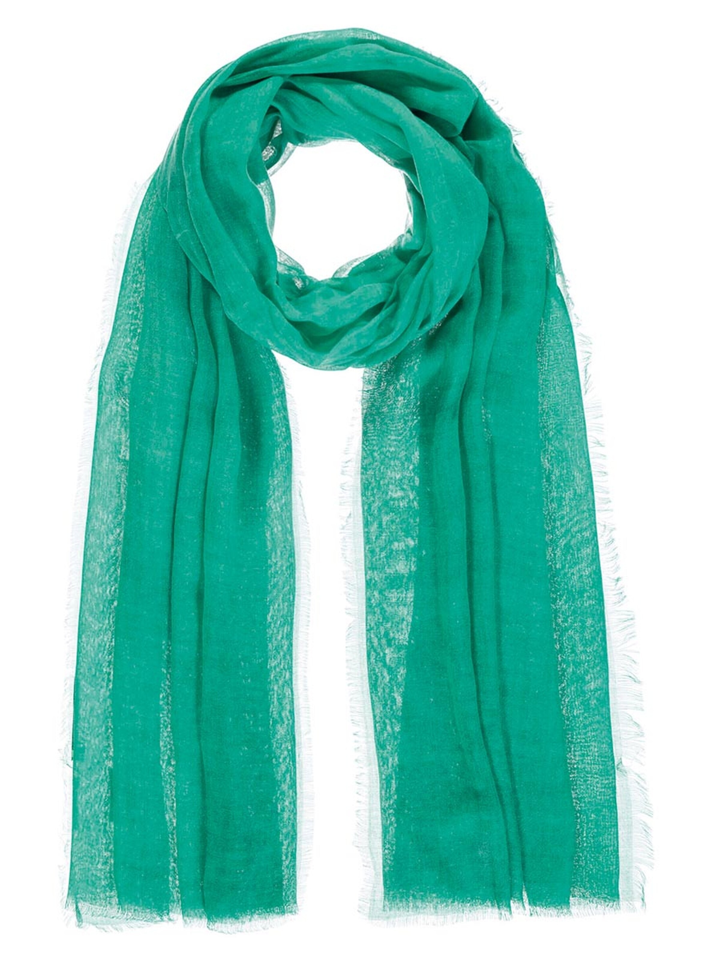 Passigatti Wrap 'Schal uni' in Green: front