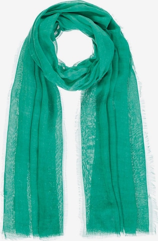 Passigatti Wrap 'Schal uni' in Green: front