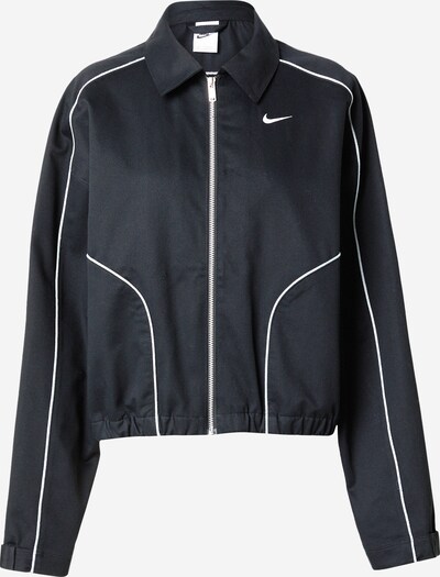 Nike Sportswear Prijelazna jakna u crna / bijela, Pregled proizvoda