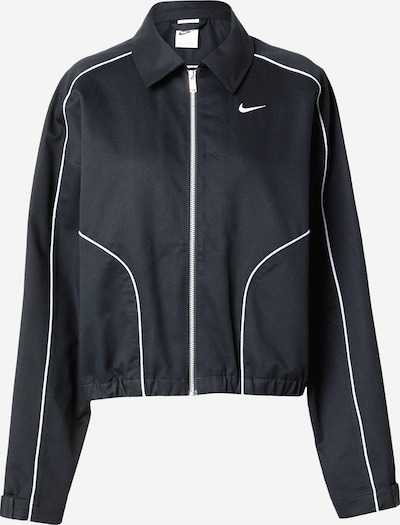 Nike Sportswear Jacke in schwarz / weiß, Produktansicht