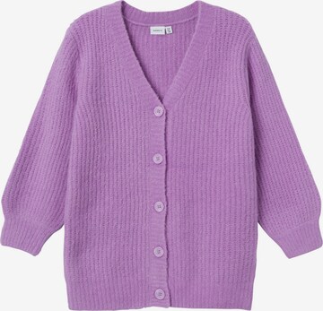 Cardigan NAME IT en violet : devant