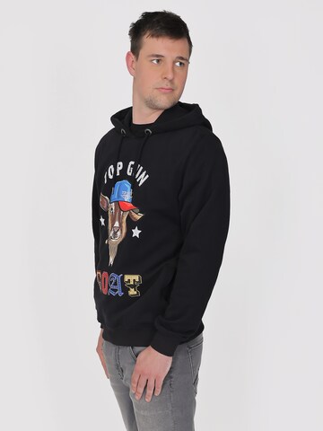 TOP GUN Sweatshirt in Black