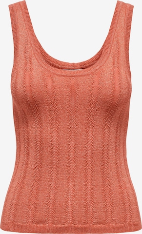 JDY Knitted top 'BEAUTY' in Orange: front