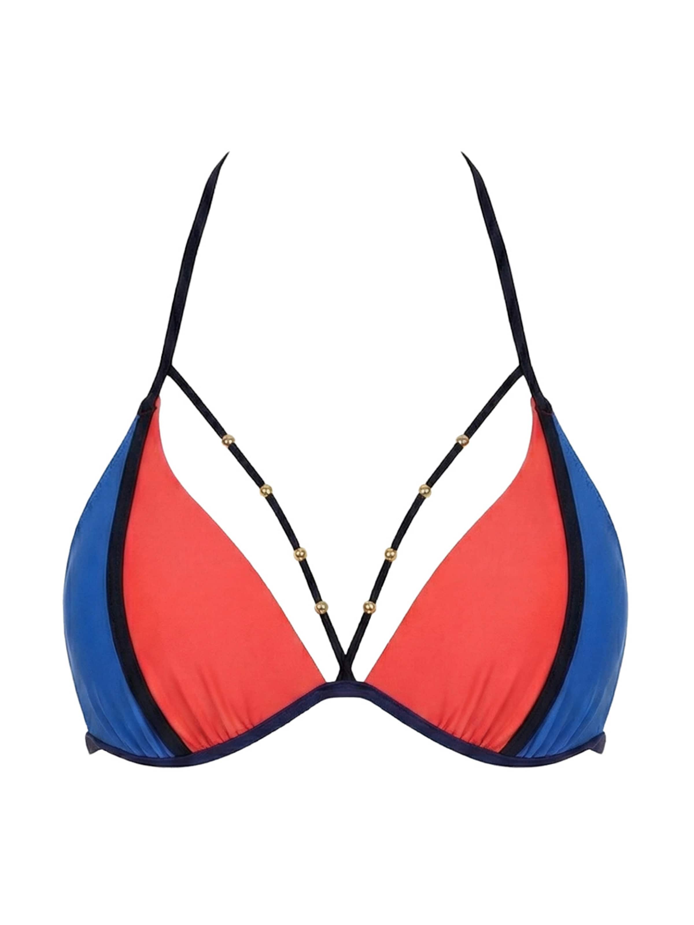 Marko Push-up Bikini top 'Rose M-818 (4)' in Orange