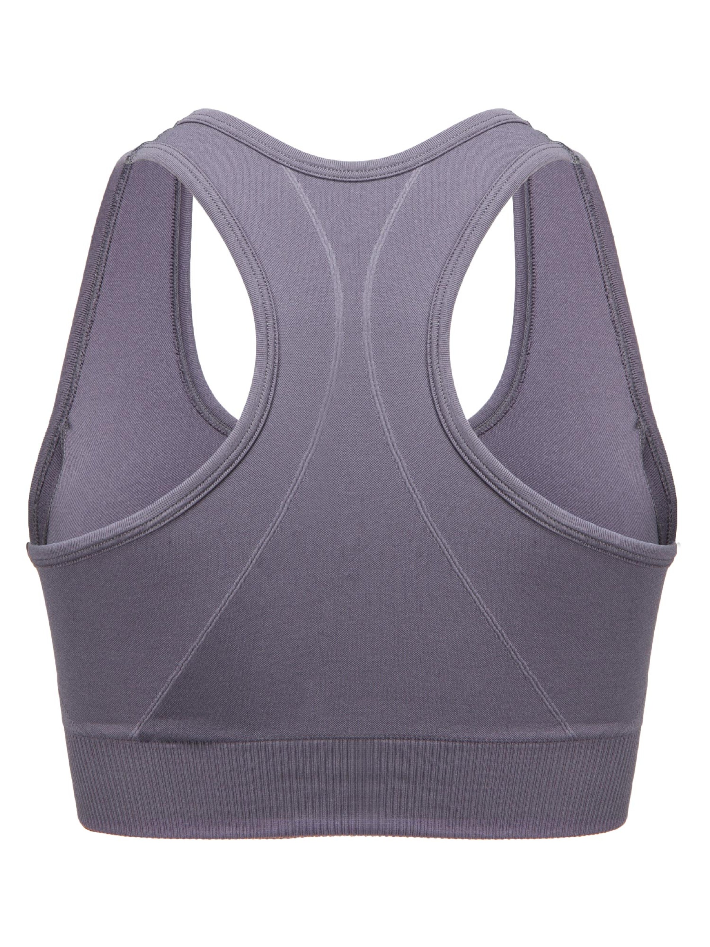 Gorilla Wear Bustier Sport bh 'Yava' in Grijs