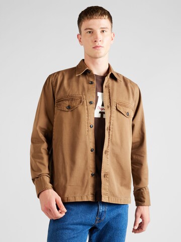 Veste mi-saison 'Lovelock' BOSS en beige : devant