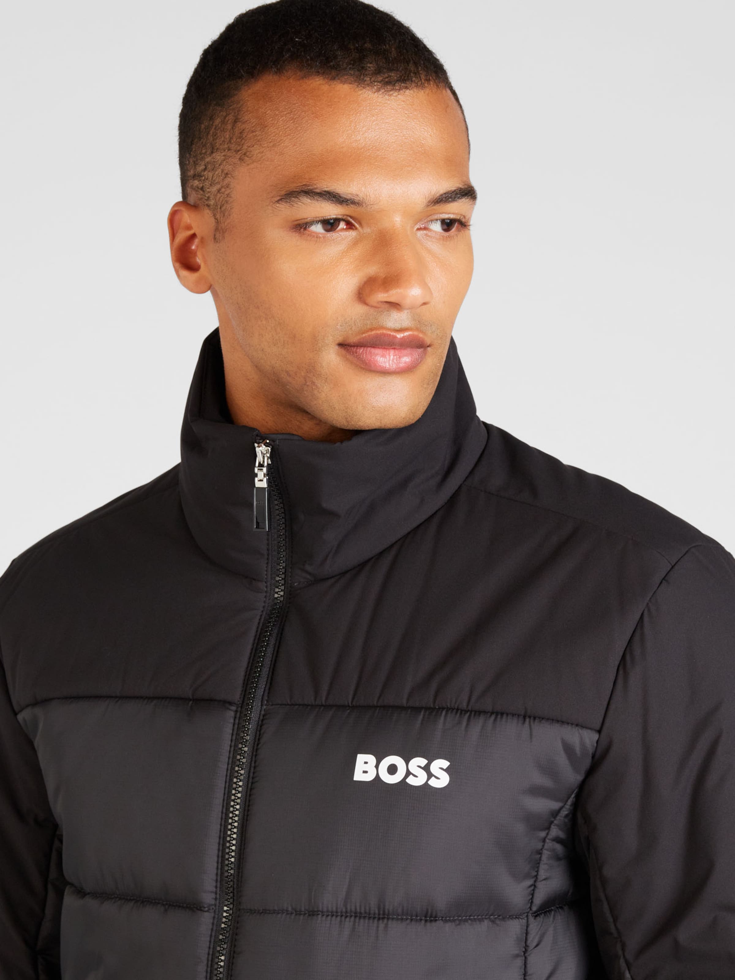 Veste mi saison Hamar BOSS Green en Noir ABOUT YOU