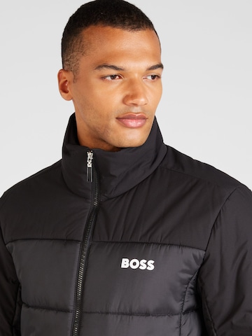 BOSS Green Between-Season Jacket 'Hamar' in Black
