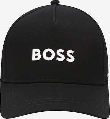 BOSS Kidswear Hat in Black: front