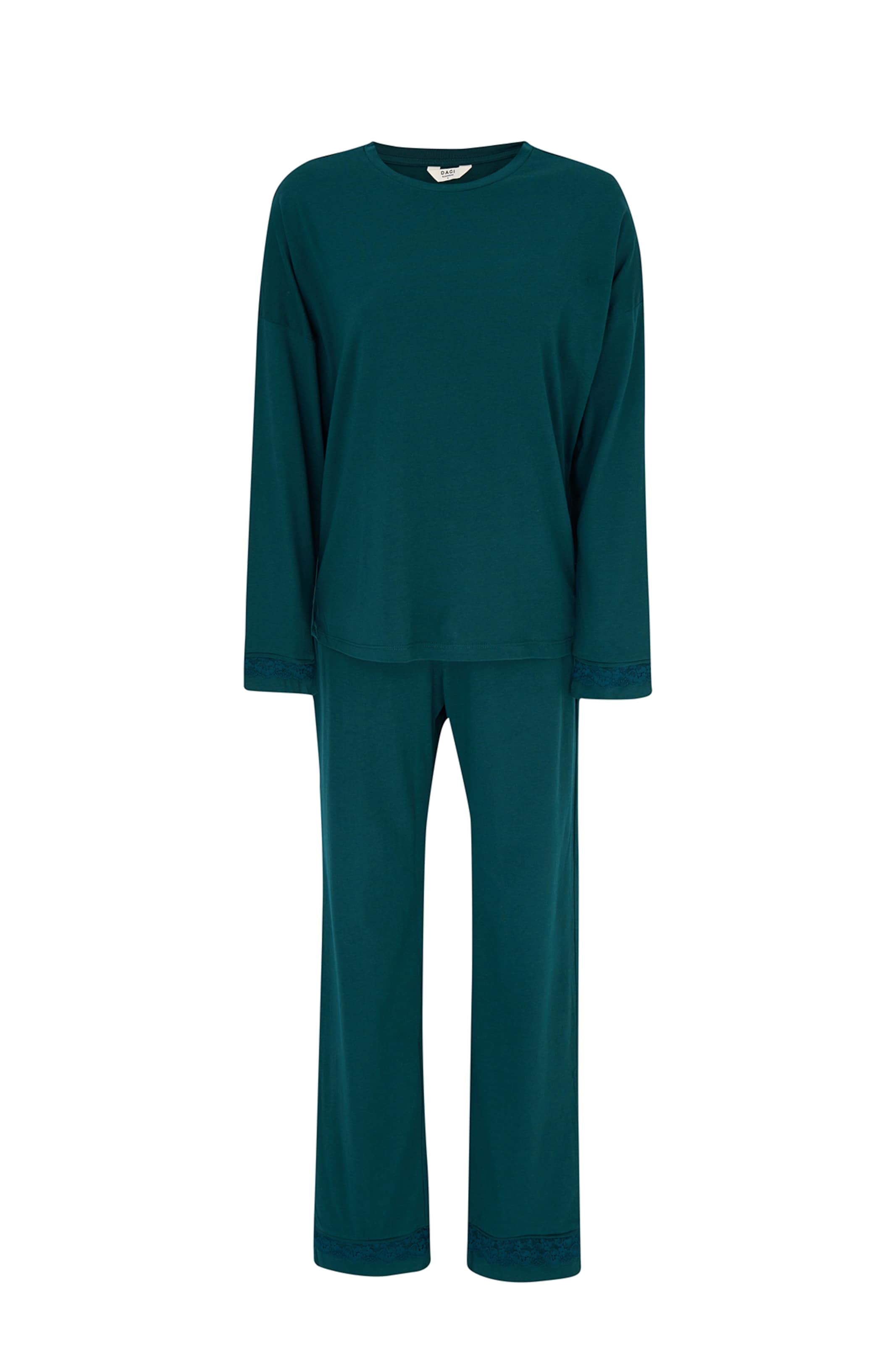 Dagi Pižama | zelena barva: sprednja stran