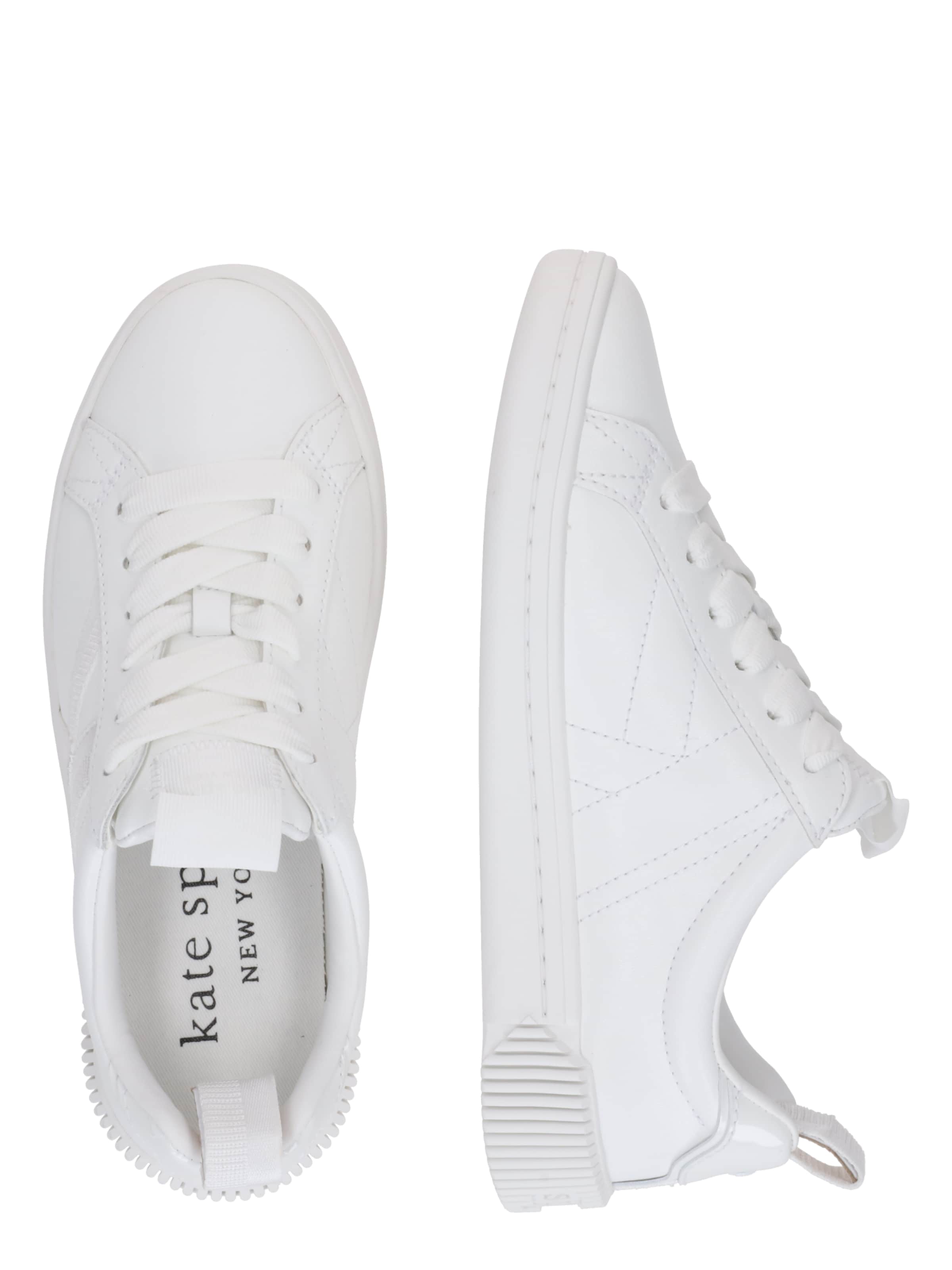 Kate Spade Nizke superge 'K As In Kate Court Sneaker' | bela barva