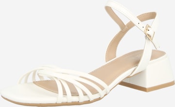 ABOUT YOU Sandaler med rem 'Samia' i hvid: forside
