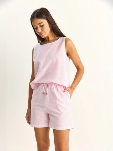 Bianco Lucci Hausanzug 'Zweiteiliges Set'‌‌‌‌‌‌‌‌‌‌ in Pink