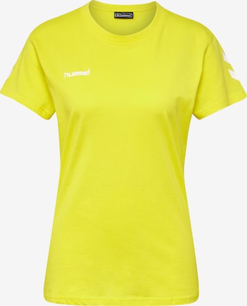 T-shirt fonctionnel Hummel en jaune : devant