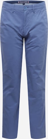 Pantalon chino 'Bleecker' TOMMY HILFIGER en bleu : devant
