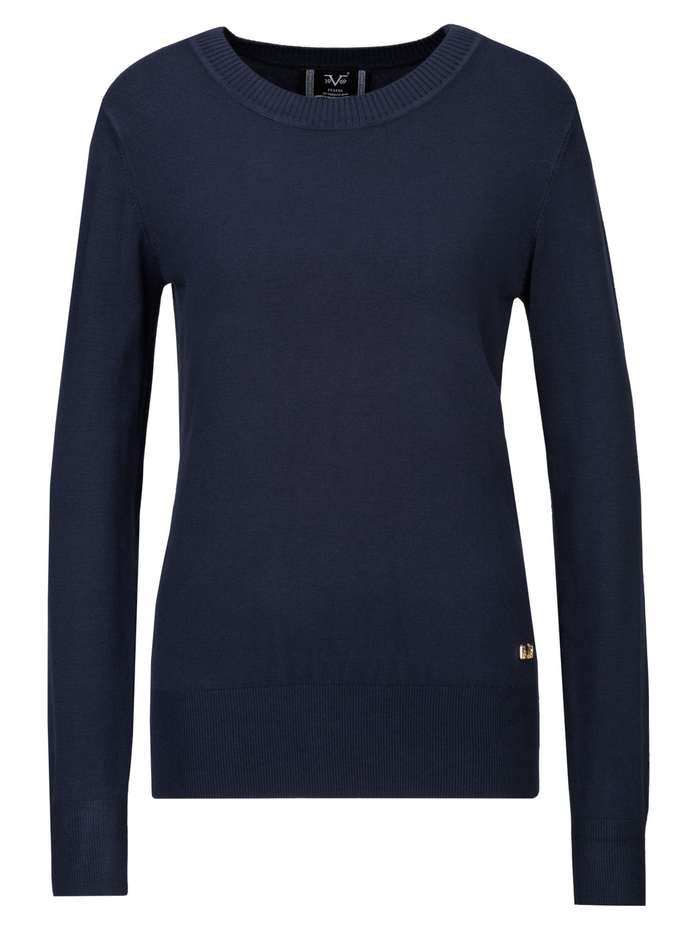 Pullover 'Viola' di 19V69 ITALIA in blu: frontale