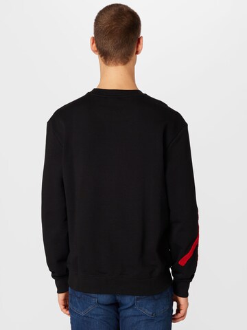 HUGO Sweatshirt 'Diraffe' in Black