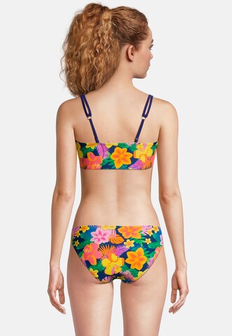 BECO the world of aquasports Bustier Bikini 'Summer Flowers' in Orange