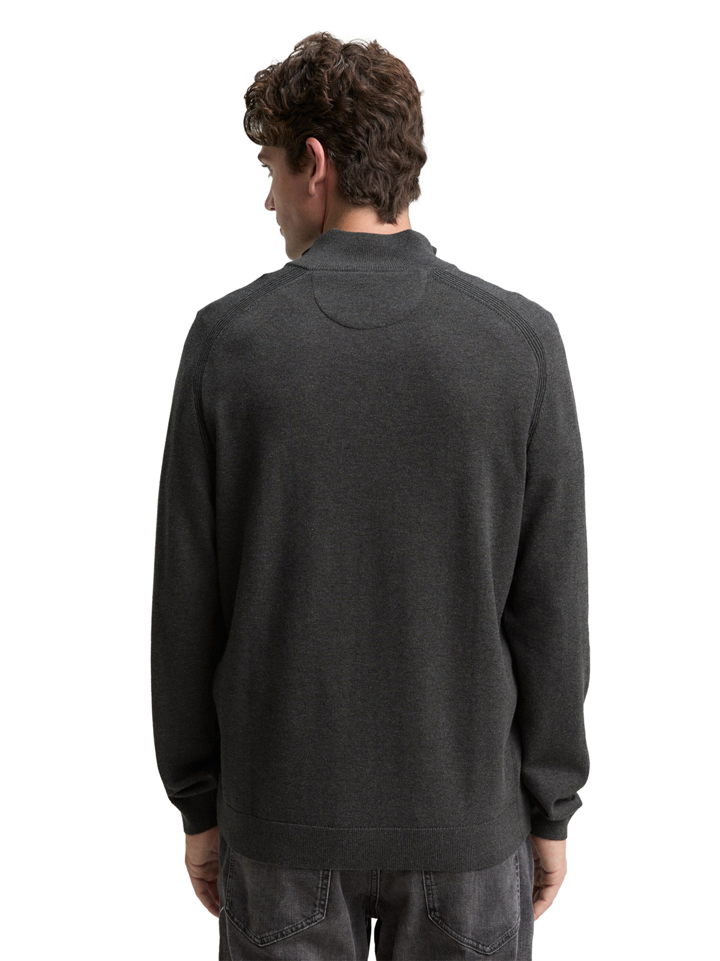 TOM TAILOR Sweater in Black