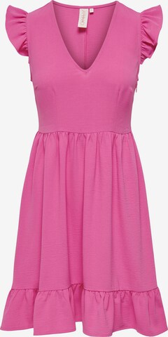 Robe 'METTE' ONLY en rose : devant