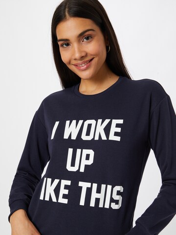 JDY Sweatshirt 'WOKE' in Blue