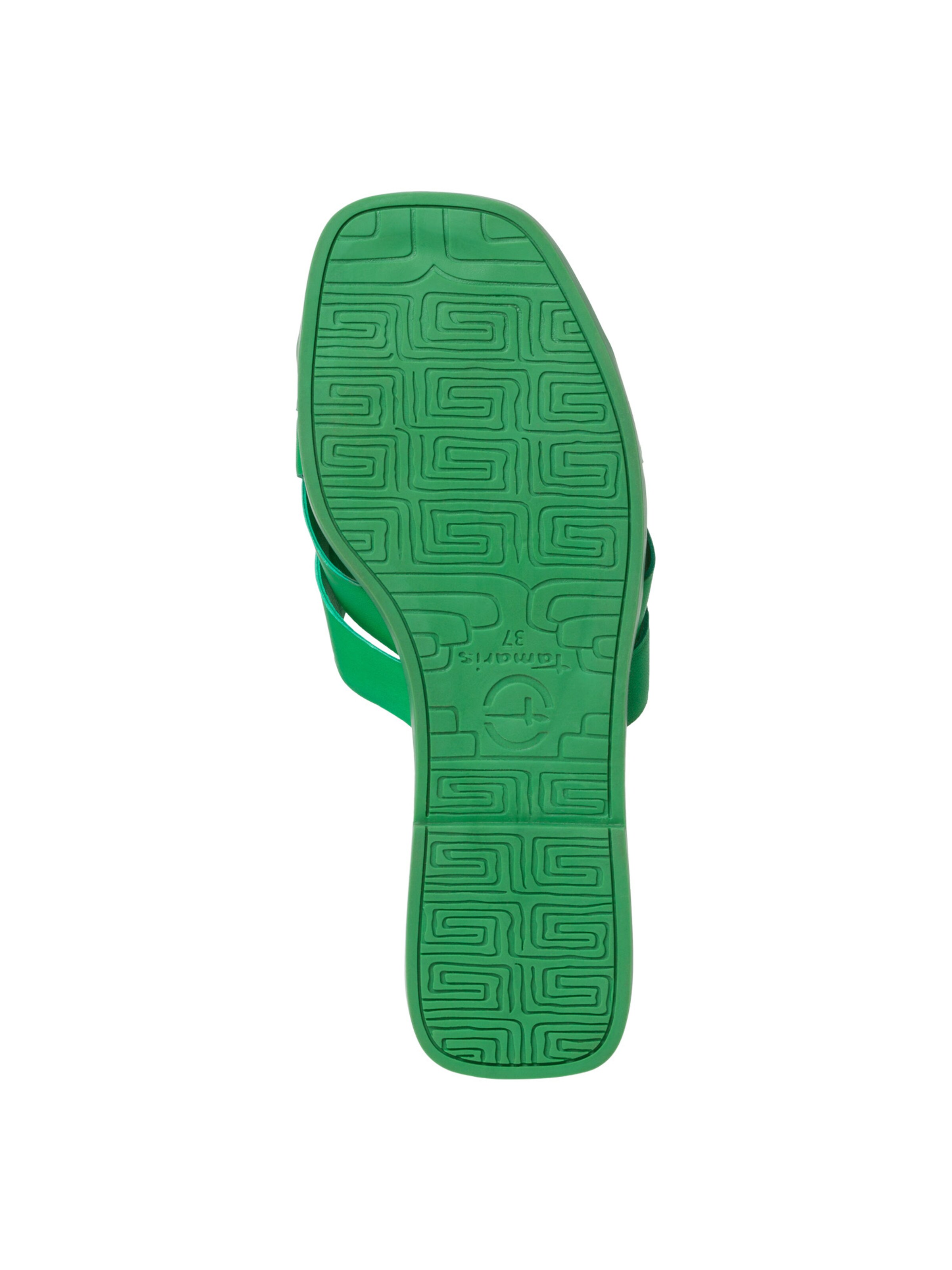Tamaris Mules in Green