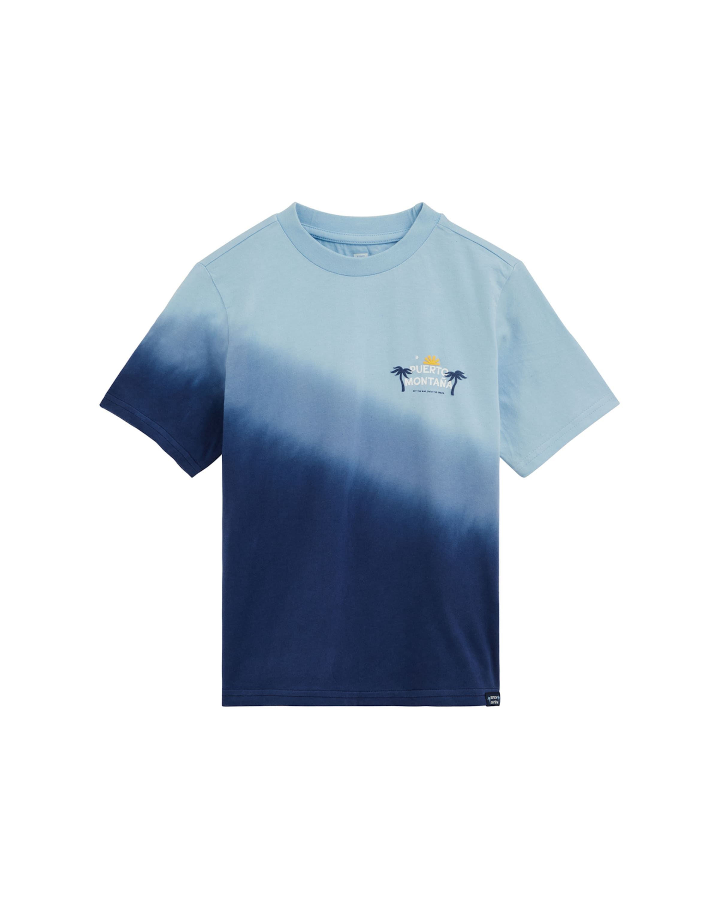 WE Fashion T-shirt i blå: framsida