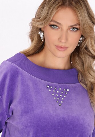 faina Свитшот 'Fashion Look' в Лиловый