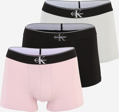 XS dydžio Boxer trumpikės iš Calvin Klein Underwear, spalva – šviesiai pilka / rožių spalva / juoda, Prekių apžvalga