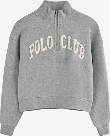 Polo Club Sweatshirt in Grey: front