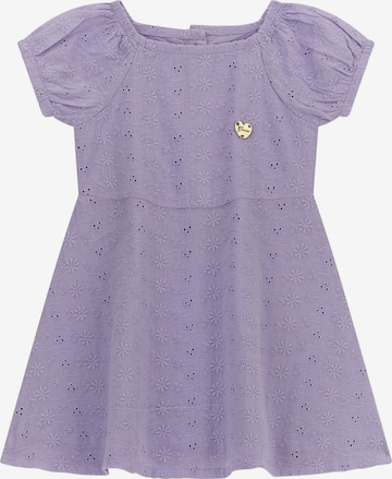 GUESS Dress 'Broderie Anglaise' in Purple: front