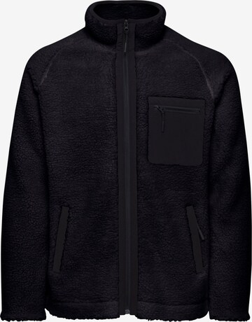 INDICODE JEANS Sweatshirt in Black: front