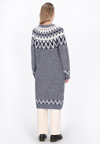 DreiMaster Vintage Knitted coat 'Vintage' in Blue