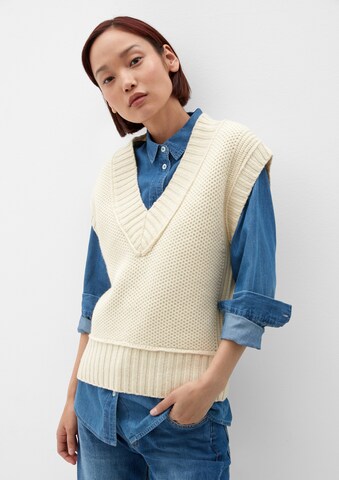 Pull-over s.Oliver en beige : devant