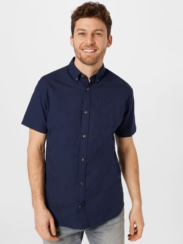 JACK & JONES Regular Fit Hemd 'Summer' in Blau: predná strana