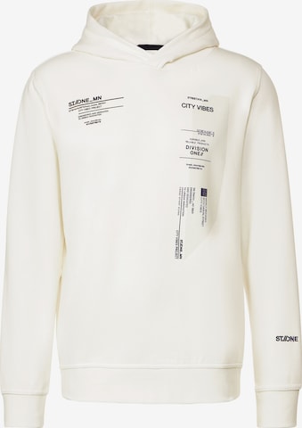 Street One MEN Sweatshirt in White: front